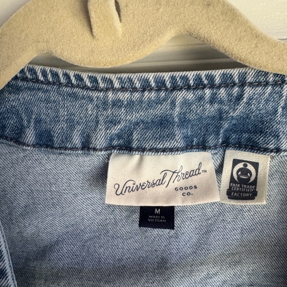 Universal Thread Blue Denim Vest - Picture 2 of 3